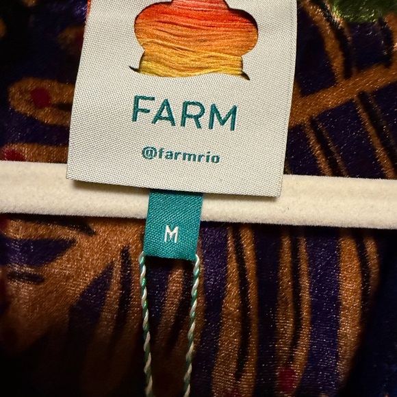 NEW FARM Rio Midnight Island Black Velvet Tropical Jumpsuit, M - Picture 11 of 14